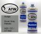 Preview: Dodge, Dover Gray Metallic, HS3 / CC / DT1662: 400ml Sprühdose + 400ml Klarlack - Set, von ATW Autoteile West.